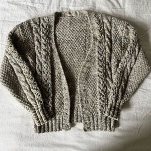 Hand knit vintage cardigan